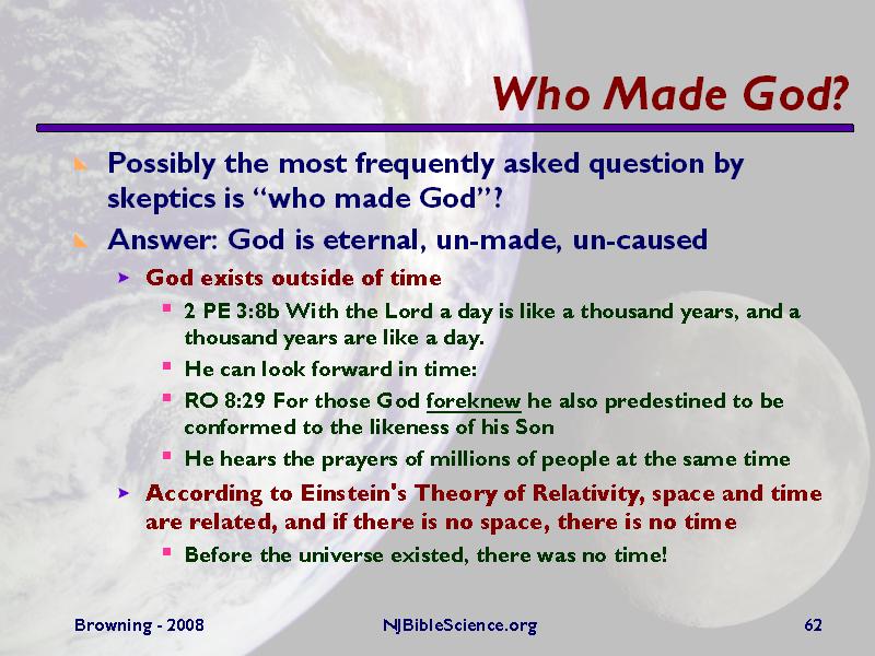 Who Made God?