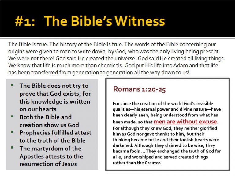 Top God Evidence #1 - The Bible | NJBibleScience.org